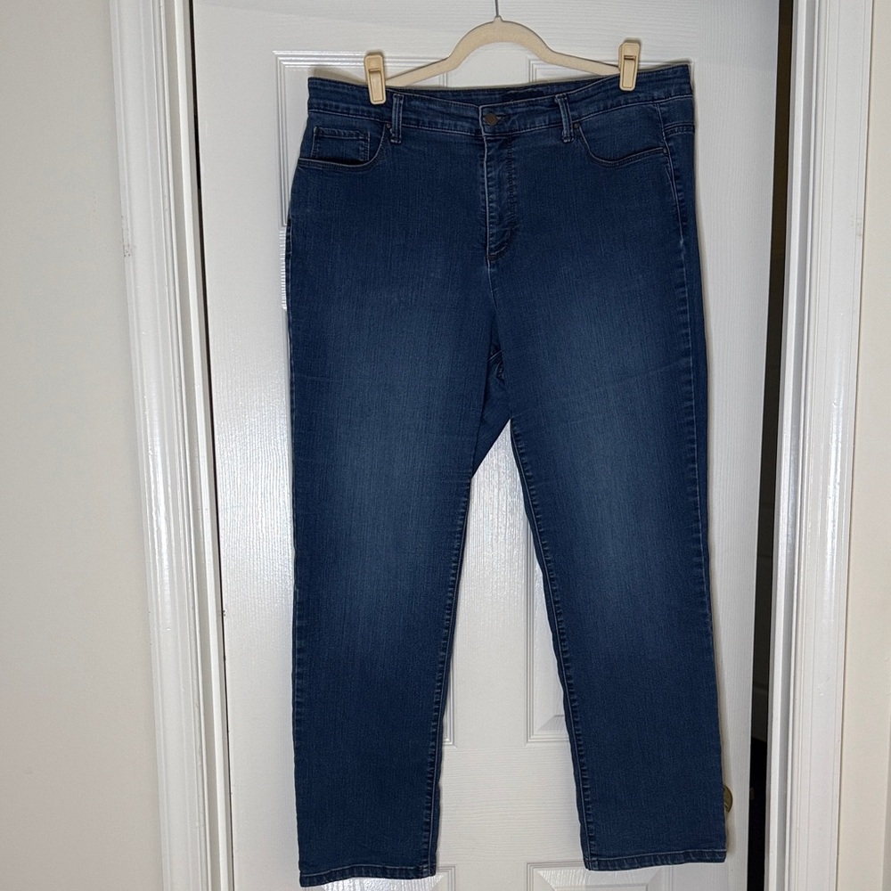 Charter Club Dark Blue Straight Leg Jeans
